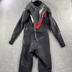 O'NEILL 3/2 PSYCHO 1 ONE Zen-Zip Wetsuit Surf Black MENS Large Flex Stretch